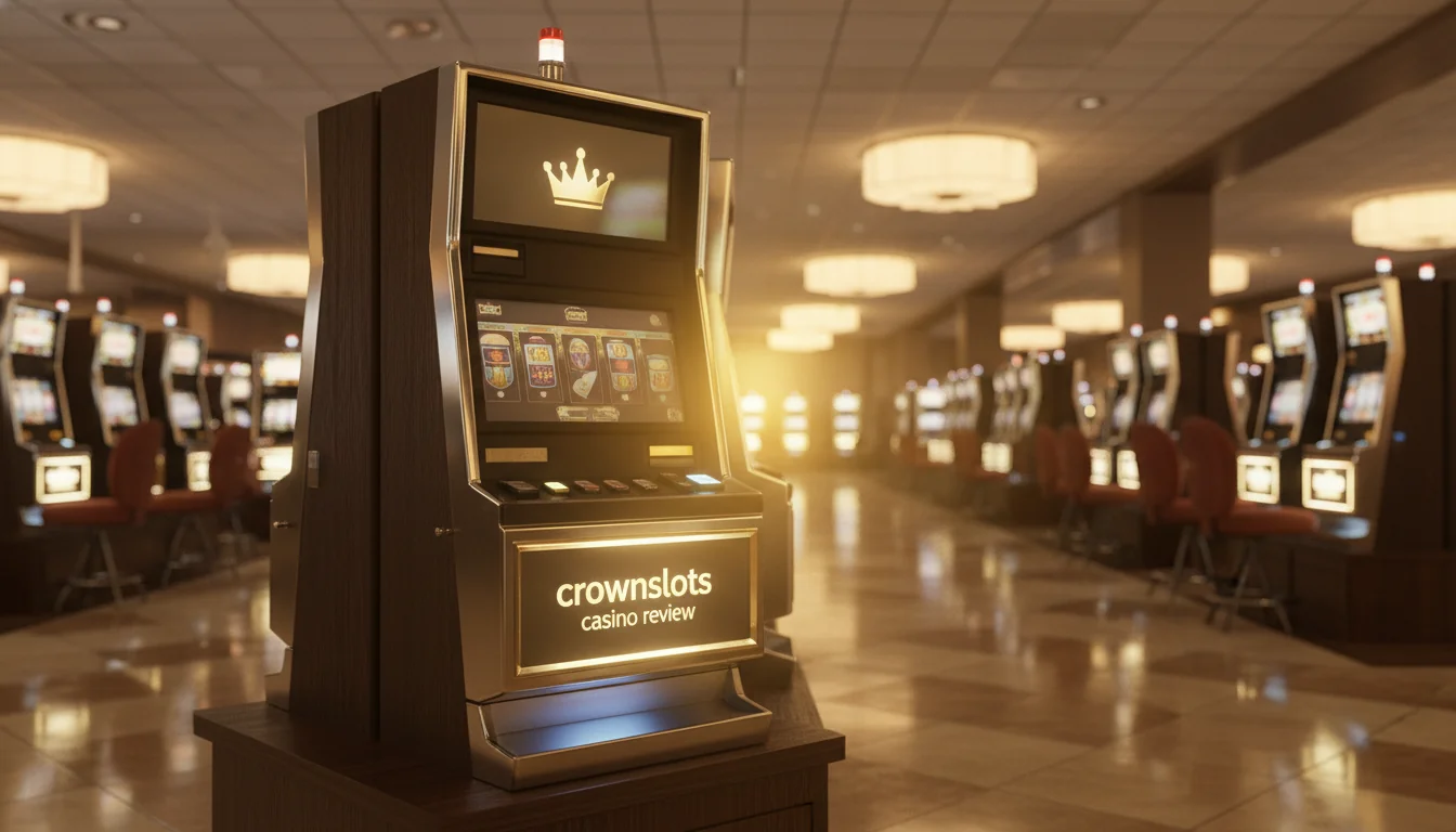 Player enjoying a game at CrownSlots Casino